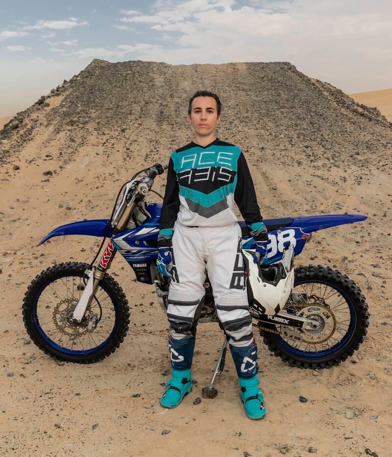 'I am a desert girl – any open space that you can approach only with the bike is what I like about riding,' Martina Mozzicato says
