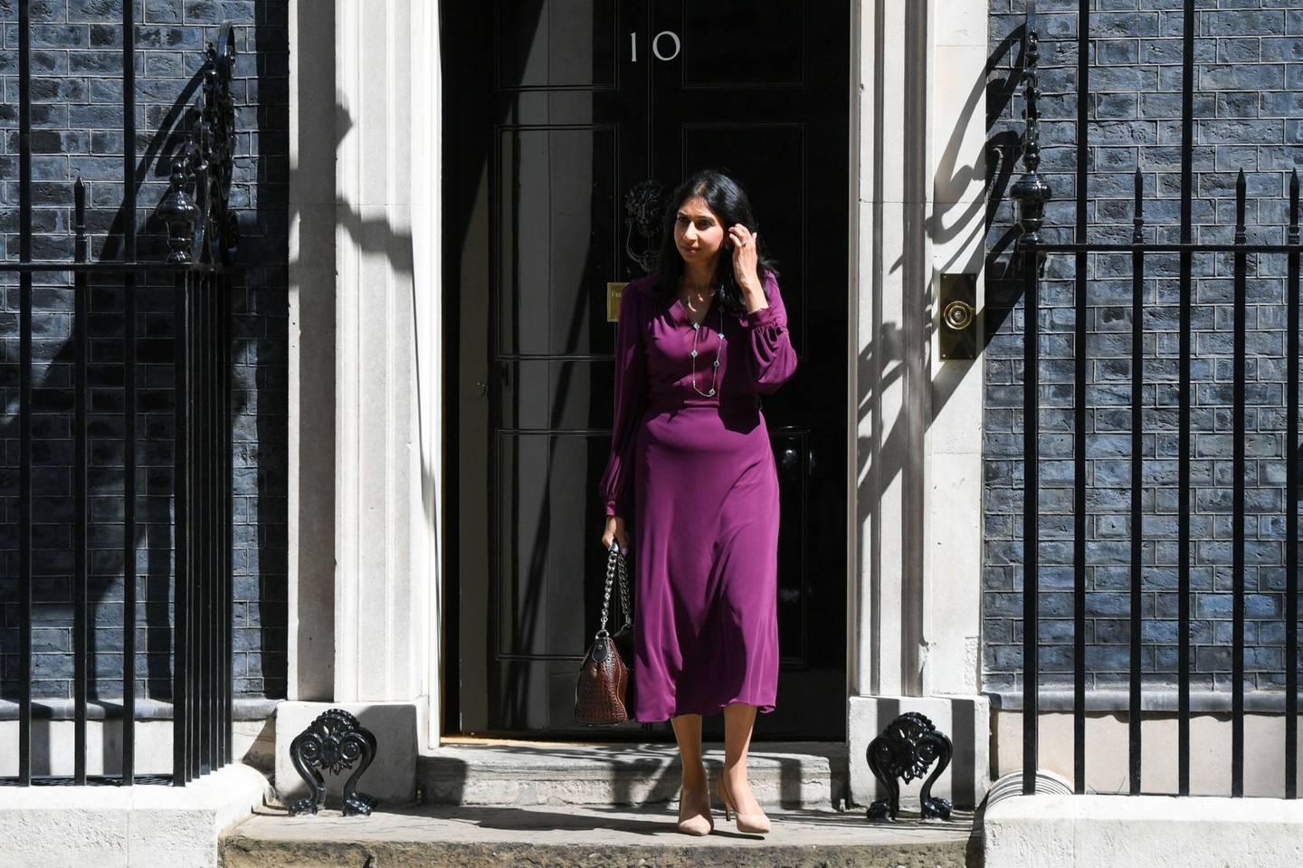 UK Attorney General Suella Braverman after a weekly meeting of Cabinet ministers at 10 Downing Street in London on July 5, 2022. Bloomberg