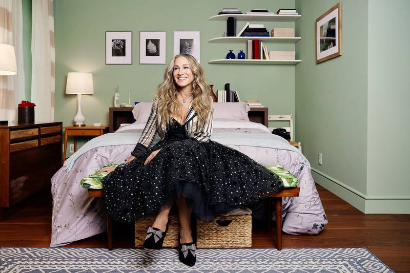 Sarah Jessica Parker reprised her role as Carrie Bradshaw for 'Sex and the City' spin-off 'And Just Like That ...'. Photo: Airbnb