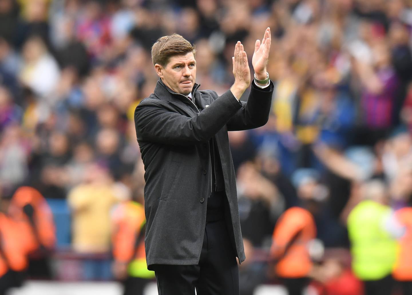 Aston Villa manager Steven Gerrard can still help decide the top and bottom of the Premier League. Getty