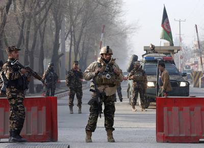 At least six people were killed in a suicide attack near Afghanistan's national intelligence agency in Kabul today. Omar Sobhani / Reuters
