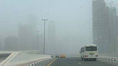 An image that illustrates this article UAE sandstorm over but dusty conditions continue