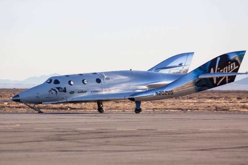Virgin Galactic's SpaceShipTwo, dubbed the VSS Unity, lands after completing its first ever free-flight test. The company received regulatory approval to fly customers into space. Kenneth Brown / Reuters