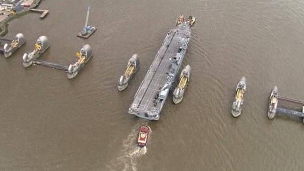 Video: Floating Fortress to protect London Olympics
