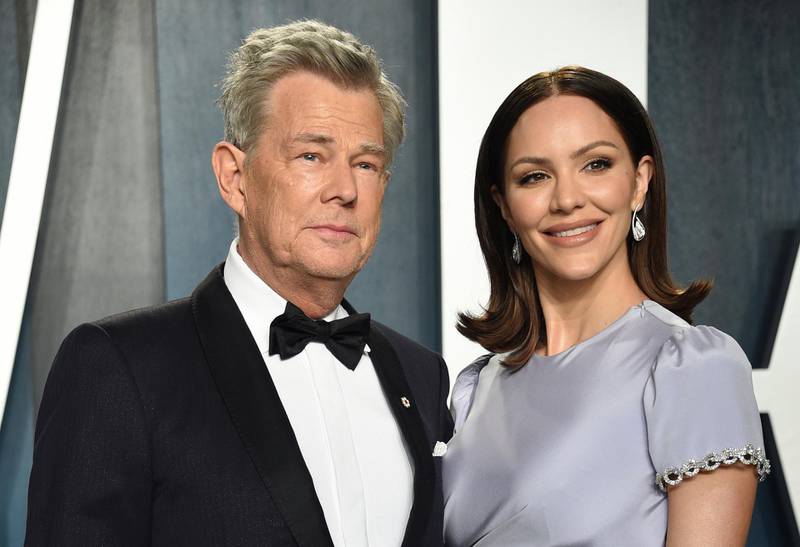 David Foster and Katharine McPhee have welcomed a baby boy. AP Photo