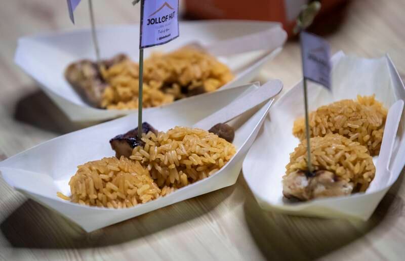 Jollof rice at Jollof Hut. This West African classic comprises long-grain rice, flavoured with a savoury tomato and meat stew, and packed with just the right amount of spice.  