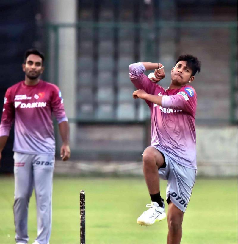 The Delhi franchise decided to back Sandeep Lamichhane in 2018 after a trial at a shopping mall.  Courtesy Delhi Daredevils