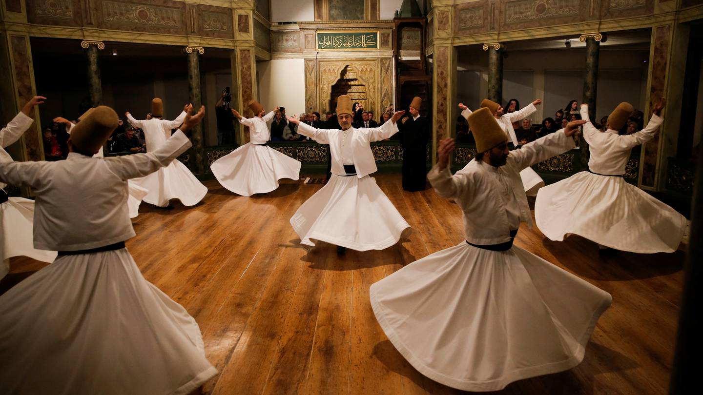 Whirling dervishes perform Sema ritual in Turkey - in pictures ...