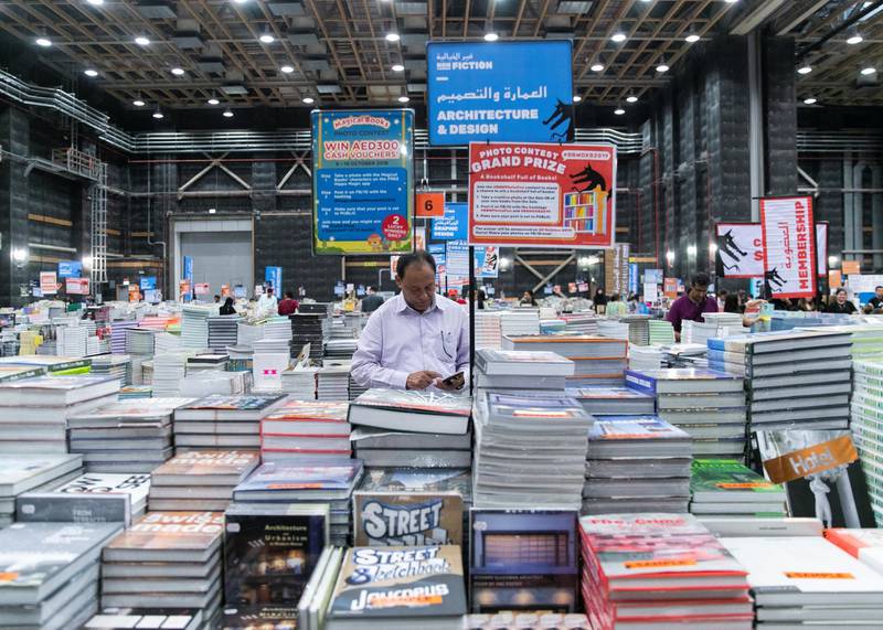 DUBAI, UNITED ARAB EMIRATES. 9 OCTOBER 2019. Big Bad Wolf book sale 2019.(Photo: Reem Mohammed/The National)Reporter:Section: