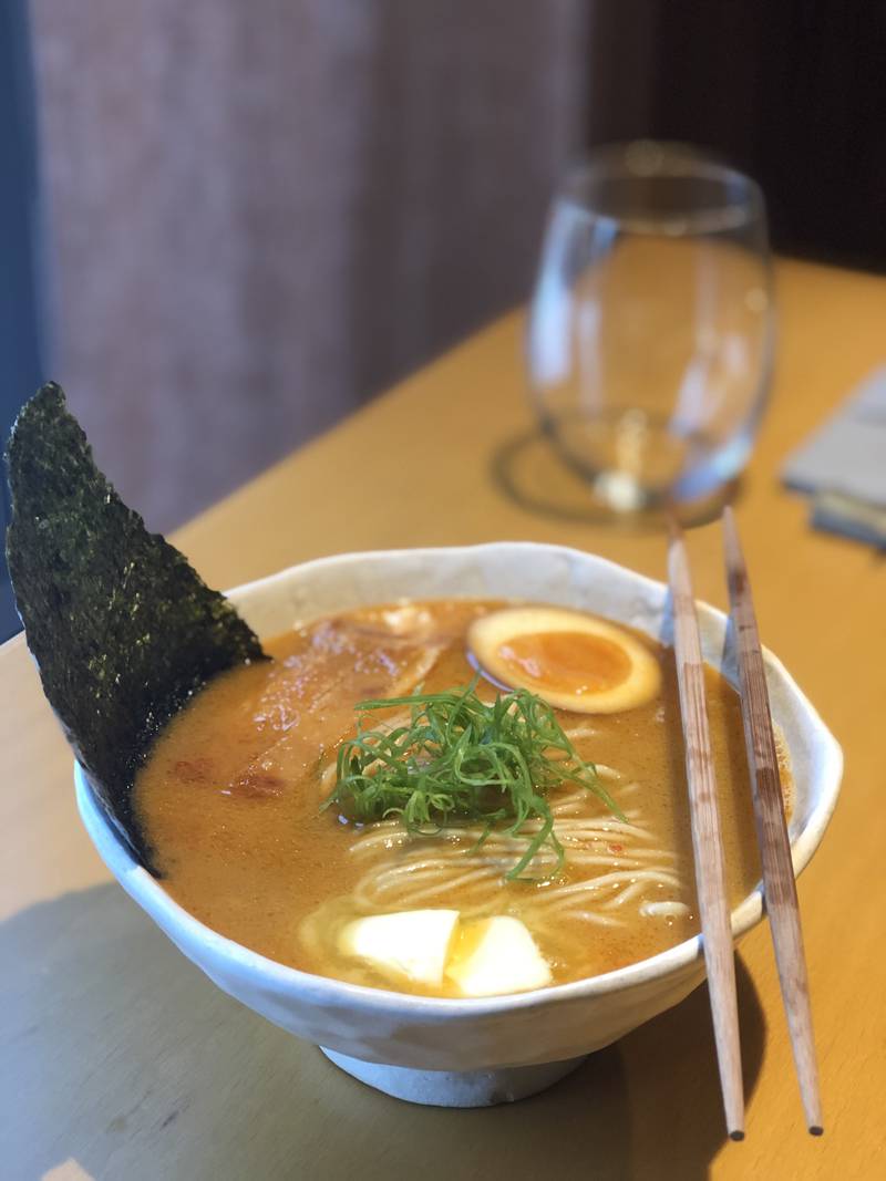 Miso ramen is one of two dishes that the restaurant reviewer known as Food Sheikh would choose. Courtesy Kinoya