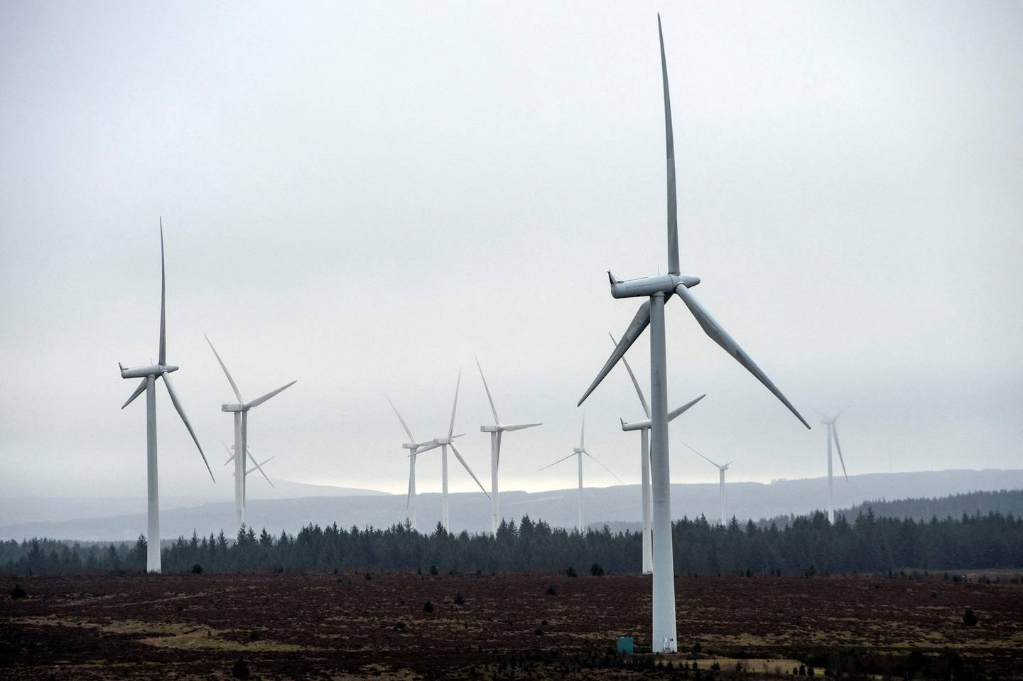 Tony Blair called for more solar, hydro and nuclear energy to be produced in the UK. AFP