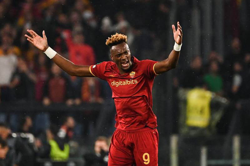 =4) Tammy Abraham (Roma) 17 goals in 37 games. AFP