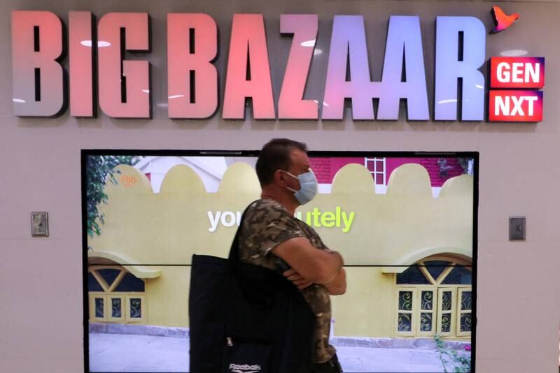 Future Group operates the Big Bazaar brand of stores, which was India’s biggest retail grocery chain before the pandemic. Reuters