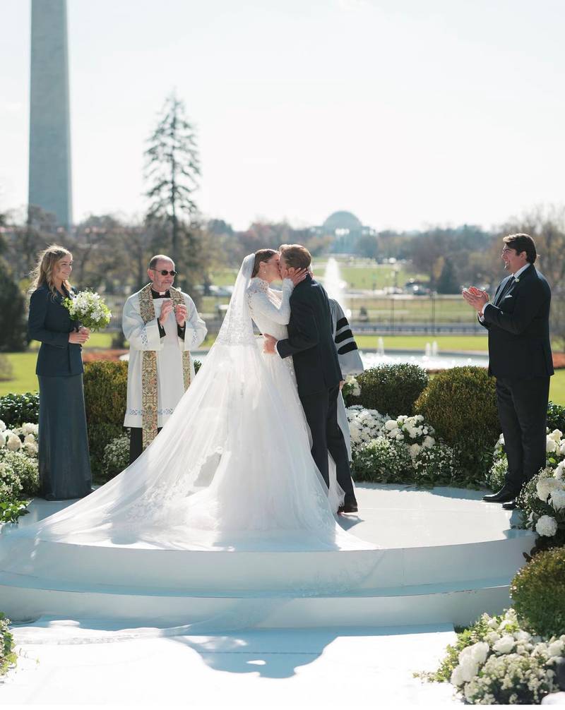 Naomi Biden's wedding at the White House. Photo: Corbin Gurkin