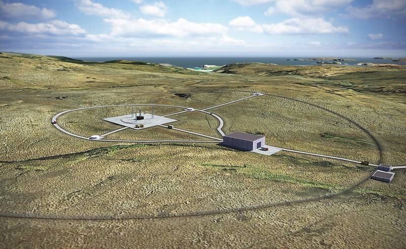 An artist's impression of the Sutherland spaceport in Scotland. It is expected to begin operations in 2022. Photo: Perfect Circle PV