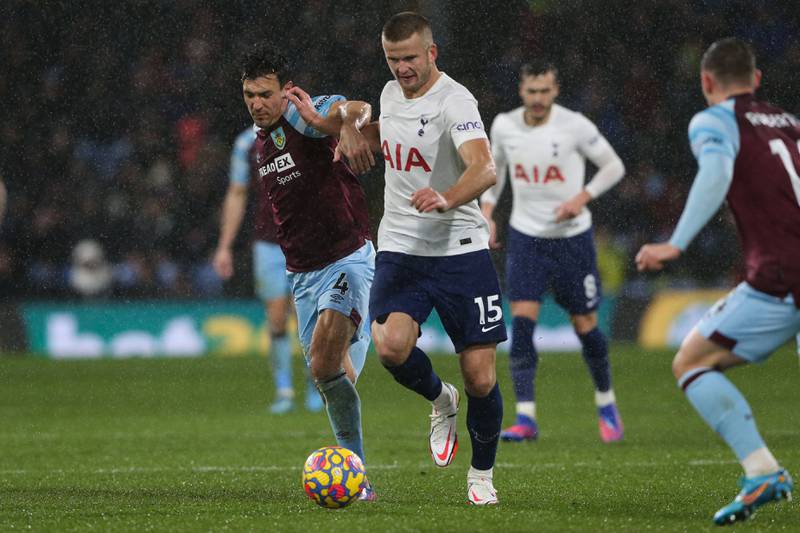Eric Dier 7 - Did well to get across and put an end to McNeil’s advances; he had weaved through several Spurs players before trying to get a shot away. AFP