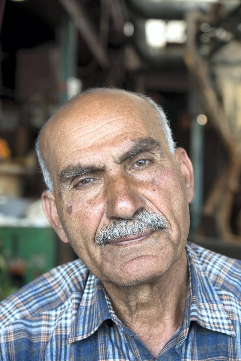 “Lifta in my memory is like a picture with two faces. There is the beautiful life that I lived in Lifta before the Nakba,” said Yacoub Odeh. William Parry for The National
