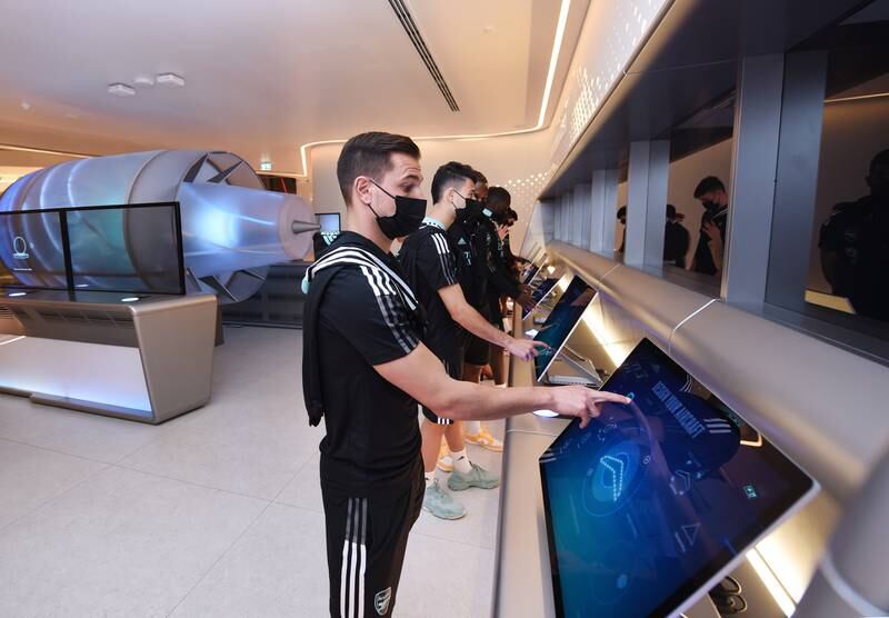 
The players designed their own aircraft and explored the cabin interiors of the future. Photo: Emirates