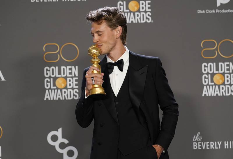 Austin Butler won the best actor gong for his portrayal of Elvis Presley. AP