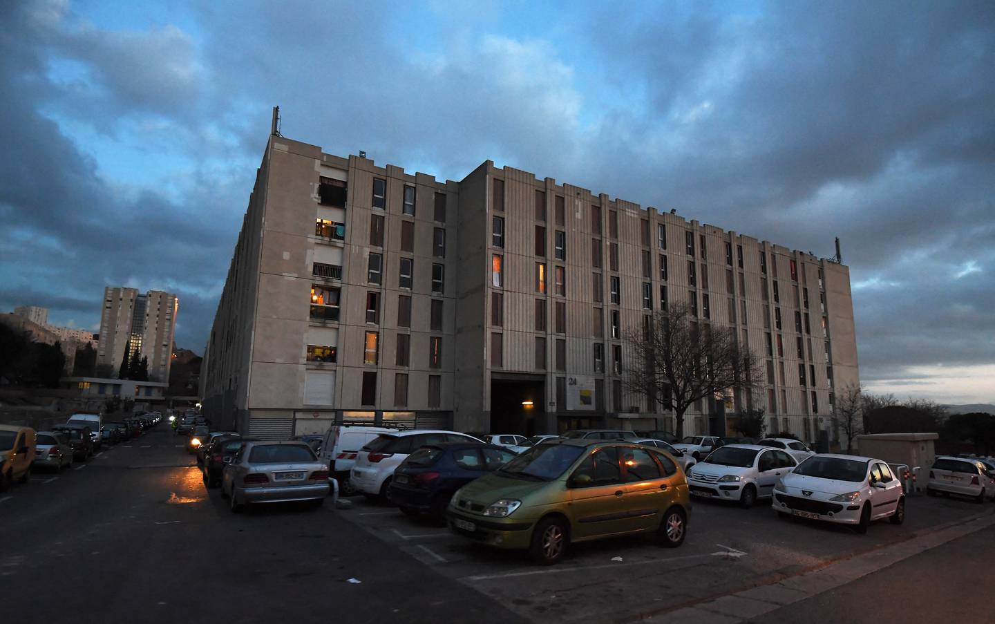 The La Castellane real estate complex, north of Marseille, is one of the city's most famous housing estates.  Photo: AFP