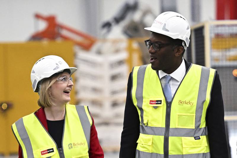 British Prime Minister Liz Truss and Chancellor of the Exchequer Kwasi Kwarteng are being bold in their gamble on the UK economy. AP