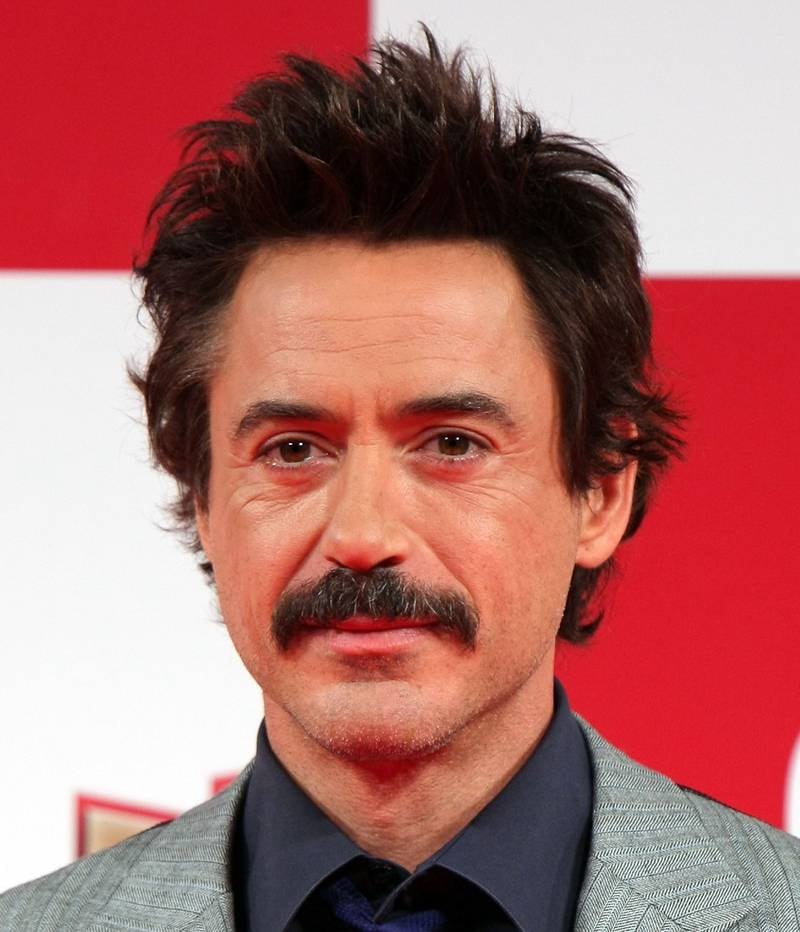 Robert Downey Jr sparked a Twitter debate when he asked who wore their moustaches better, Chris Evans, Mark Ruffalo or himself. Getty
