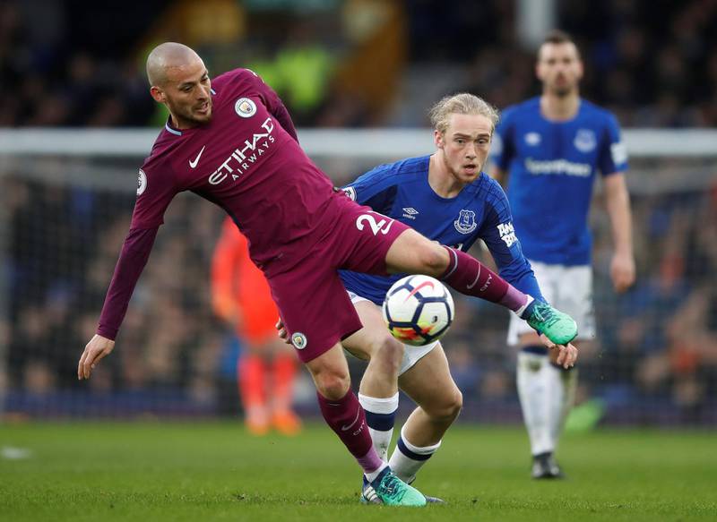 Centre midfield: David Silva (Manchester City) – Added two more assists with high-quality passing as City picked Everton apart with clinical ease in the first half at Goodison Park. Carl Recine / Reuters