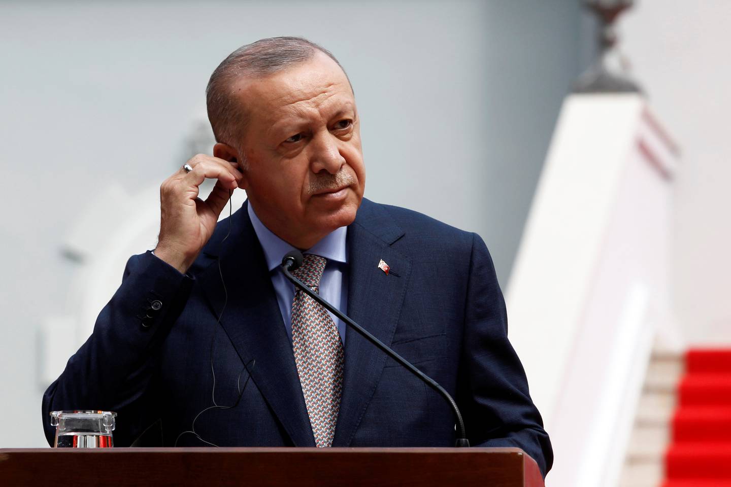 Turkish President Recep Tayyip Erdogan is under pressure to prevent a new surge of migrants in Turkey. Reuters 