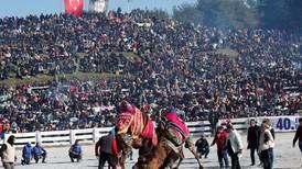 Camel wrestling festival in Turkey criticised by animal rights activists