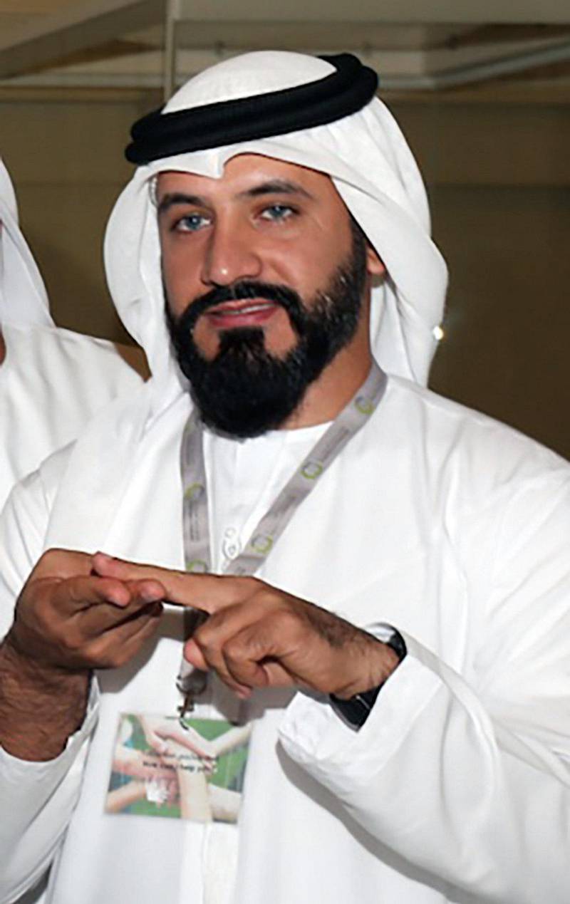 Mohammed Hafiz, who has a hearing impairment, works as a tour guide with Sharjah Museums Authority. Courtesy Sharjah Museums Authority        