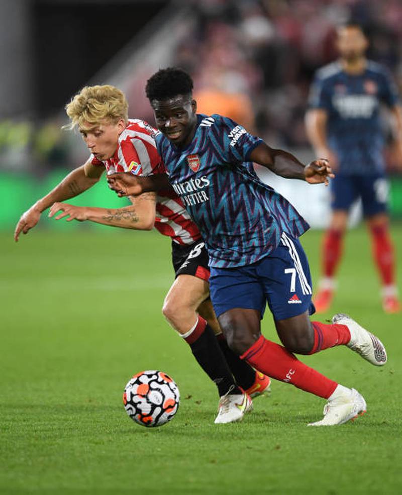 SUBS: Bukayo Saka (For Balogun 59’) - 7 - Saka caused issues from the bench, often cutting inside from the left and carrying the ball into the box on a number of occasions.
