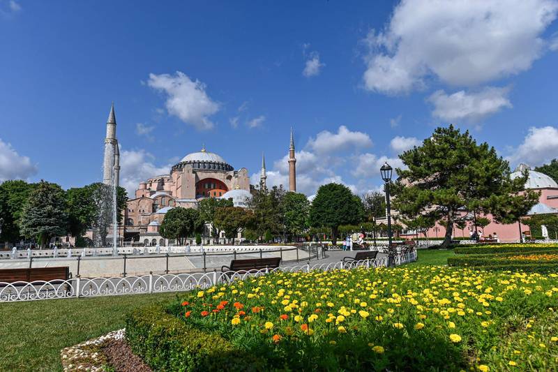 Hagia Sophia museum in Istanbul. Turkey’s top administrative court announced its decision to revoke the 1,500-year-old former cathedral’s status as a museum.  AFP