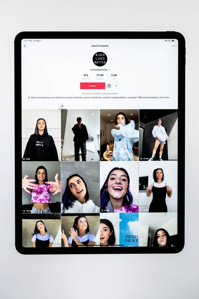 Charli DAmelio, 17, has emerged as one of TikTok's biggest stars, influencing young people to download the social media app. Los Angeles Times via Getty Images
