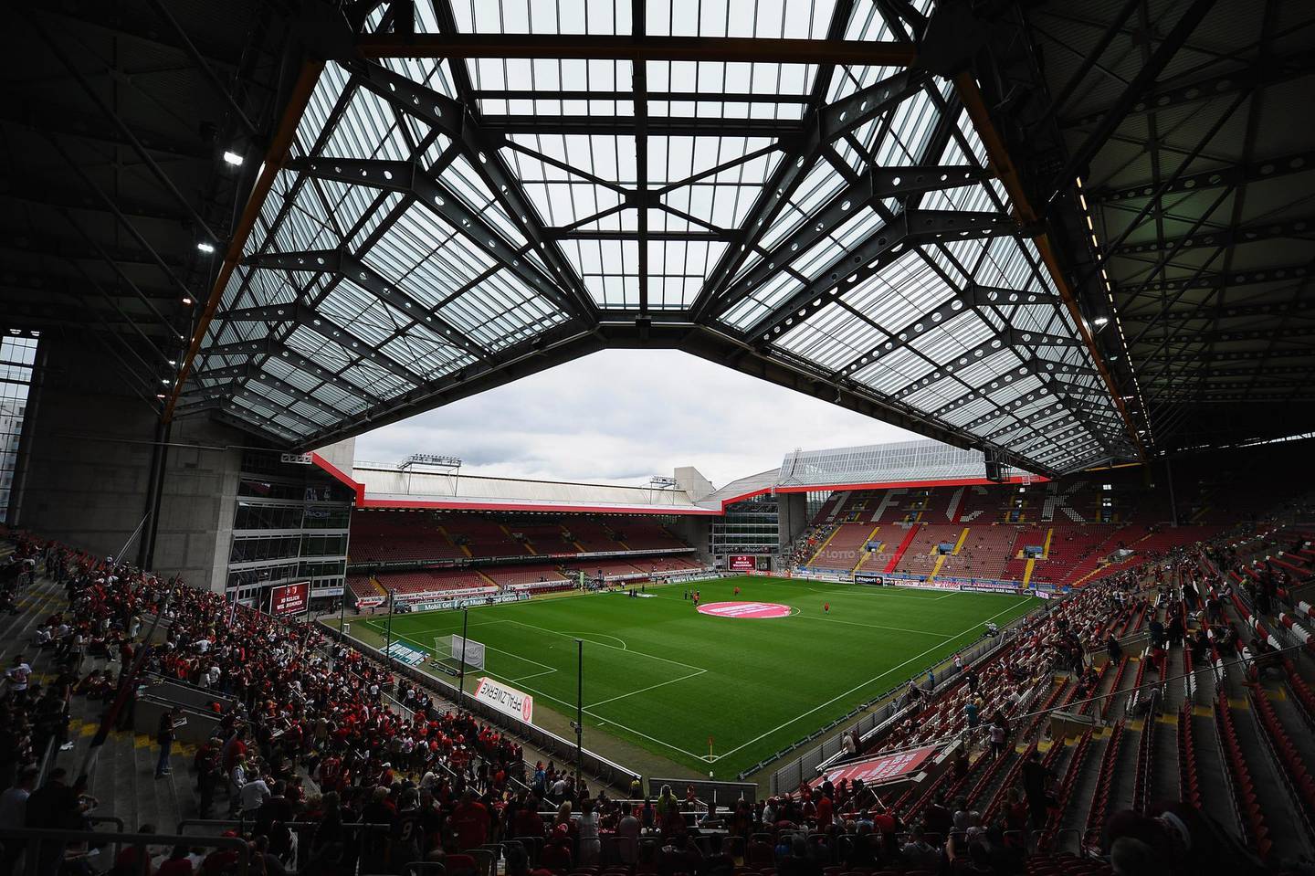 KAISERSLAUTERN, GERMANY - AUGUST 14:   A general inside view of the Fritz-Walter-Stadium is pictured prior to the Bundesliga match between 1. FC Kaiserslautern and FC Augsburg at Fritz-Walter-Stadion on August 14, 2011 in Kaiserslautern, Germany.  (Photo by Dennis Grombkowski/Bongarts/Getty Images)