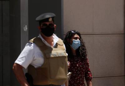 Wearing masks is mandatory in public places in Egypt. Reuters