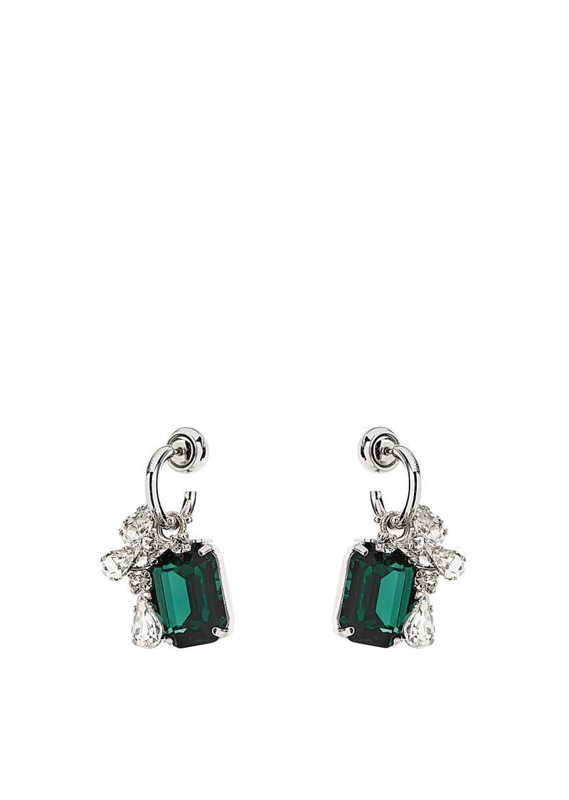 Silver and gemstone earrings, Dh2,252, Givenchy Photo: Givenchy