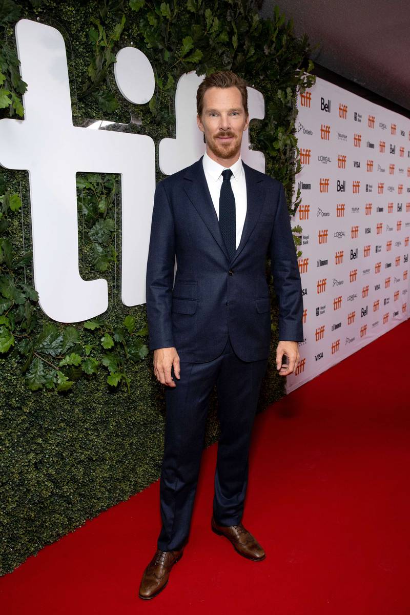 Benedict Cumberbatch attends 'The Electrical Life Of Louis Wain' premiere during the festival. AFP
