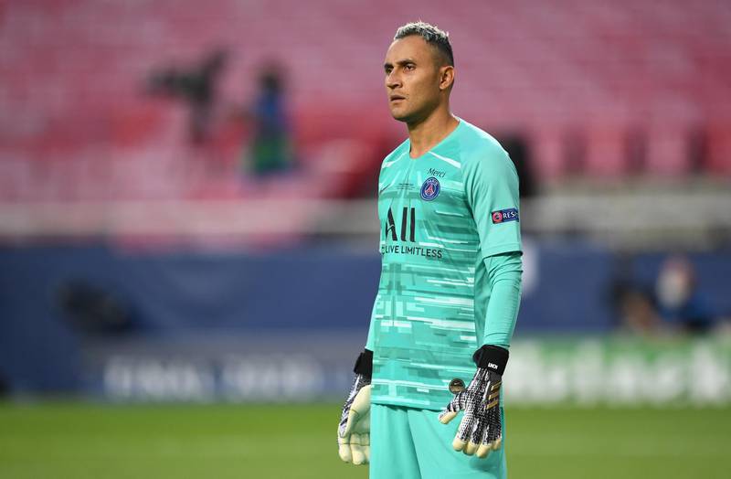 PSG RATINGS: Keylor Navas - 7: Made a smart save from a close-range Lewandowski header, and clung on to a powerful drive by Gnabry, but had no chance with Coman’s winner. Reuters