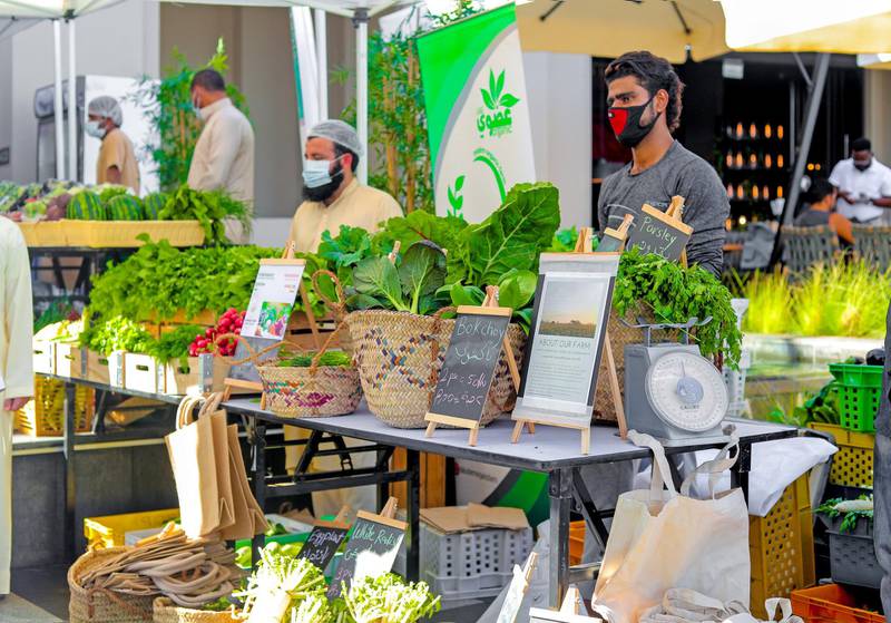 The Emirati Farmers Souq launched at The Pointe in December 2020 