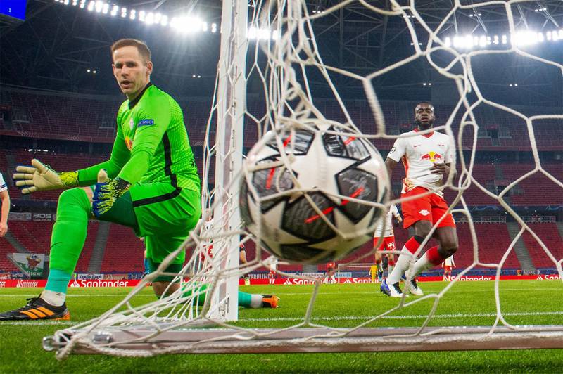 LEIPZIG RATINGS: Peter Gulacsi, 6 - The former Liverpool goalkeeper stood strong and saved from Salah when the striker was set to score. He seemed to enjoy the outing against his old club until he was let down by the mistakes of his defenders. AFP