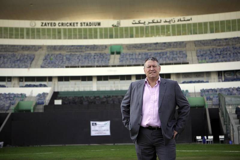 David East leaves the Emirates Cricket Board after six years of major development for cricket in the UAE. Sammy Dallal / The National
