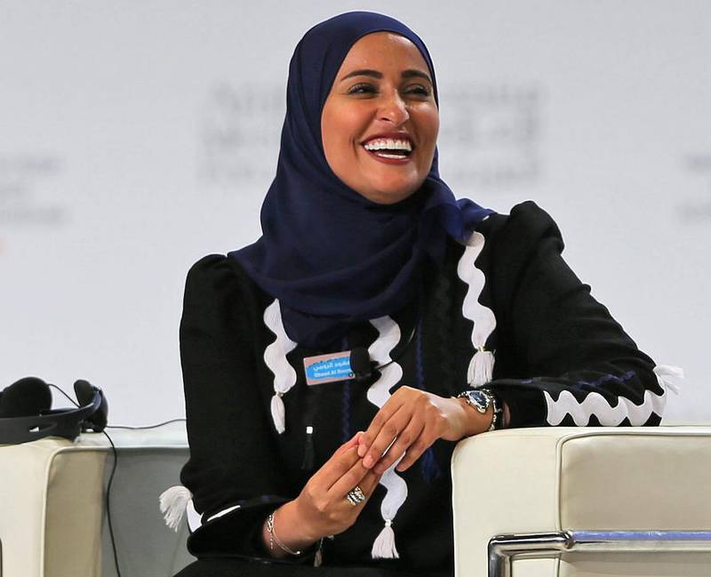 Ohood Al Roumi is the UAE's first minister of state for happiness. Kamran Jebreili / AP Photo