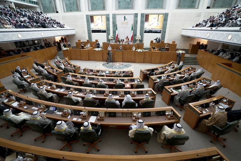 The first Parliament session held after elections in Kuwait City on December 15, 2020. Reuters