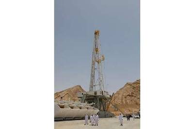 The Sharjah Onshore Concession 1 drill site in Al Madam.