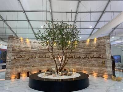 Egypt's pavilion was designed by award-winning green architect Sarah El Battouty. All photos: Nada El Sawy / The National