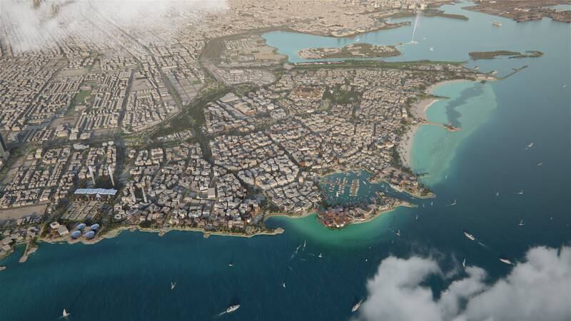 Jeddah Central Project will involve the development of 5.7 million square metres of land overlooking the Red Sea. Photos: Jeddah Central Project