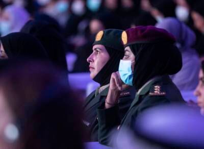 Attendees at the International Conference on Women, Peace and Security conference at the Ritz Carlton, Abu Dhabi.  Ruel Pableo / The National