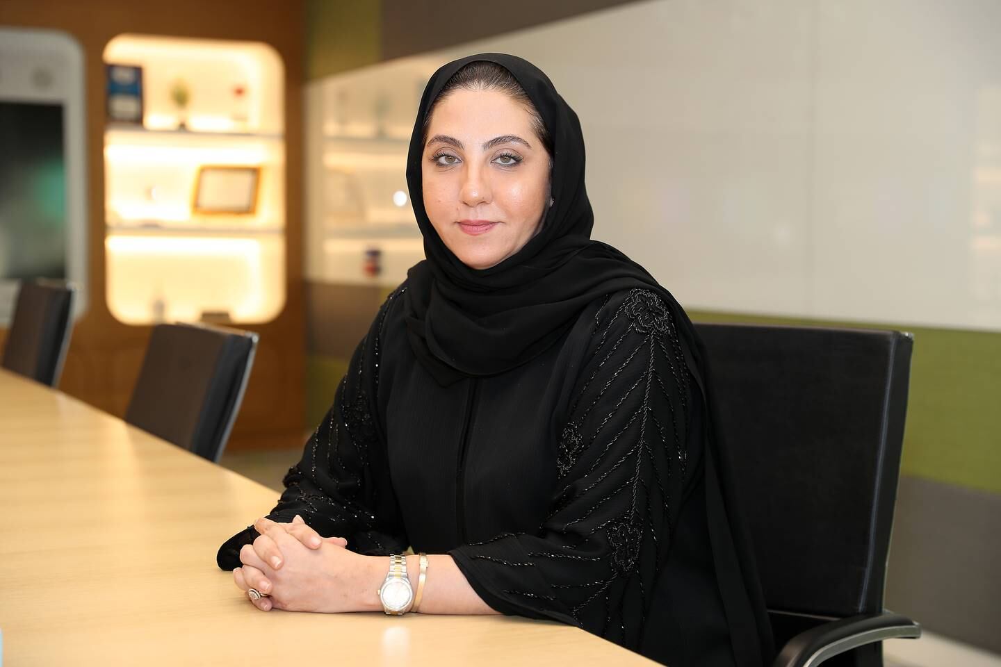 Abir Araki, Emiratisation and nationalisation manager at Cigna Insurance Middle East in Dubai, says more Emiratis are open to working in the private sector. Pawan Singh / The National 