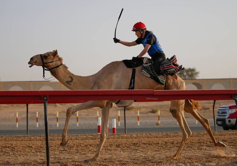 Several of the riders trained at the Arabian Desert Camel Riding Centre, which opened in 2021.