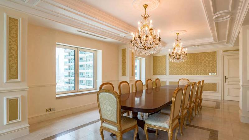 There's dining room for extended family and friends.